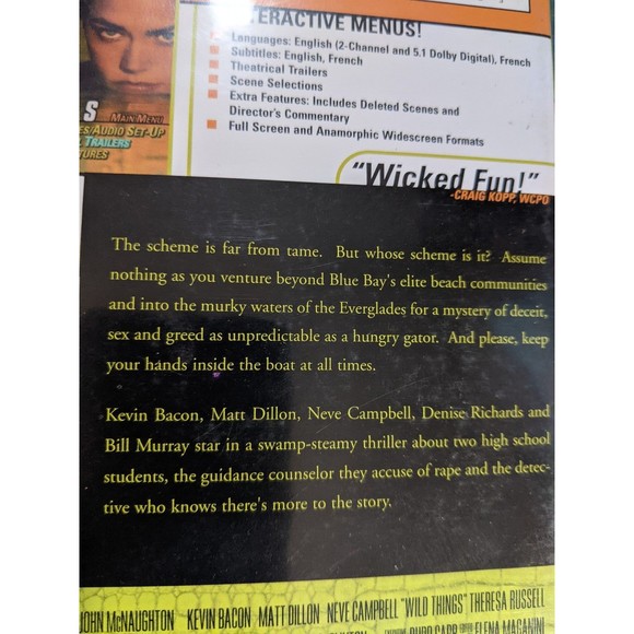 Wild Things DVD - Picture 3 of 3